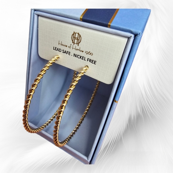 House of Harlow 1960 Jewelry - #108 House of Harlow Hoop Earring